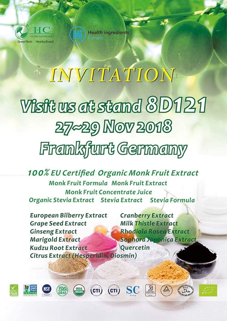 Health ingredients (Hi) Europe 2018 · Sincerely Invite You