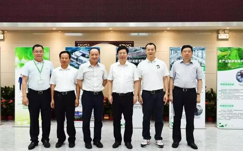 Head of Changsha Committee Hu Henghua arrived at Huacheng Bio to research and instruct